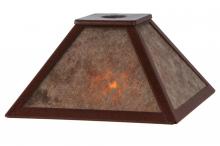 Meyda Black 144755 - 8" Square Mission Prime Shade