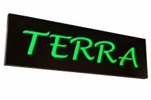 Meyda Black 152280 - 70"W Personalized Terra LED Sign