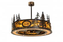 Meyda Black 171918 - 45"W Personalized Tall Pines Chandel-Air