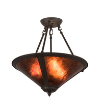 Meyda Black 194681 - 17" Wide Sutter Inverted Pendant