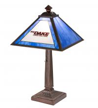 Meyda Black 219517 - 23" High Personalized Mission Table Lamp