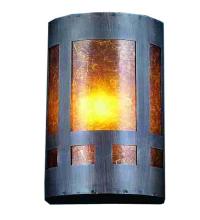 Meyda Black 23956 - 5" Wide Sutter Wall Sconce