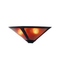 Meyda Black 67968 - 17" Wide Sutter Wall Sconce