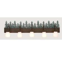 Meyda Yellow 101961 - 48"W Tall Pines 5 LT Vanity Light