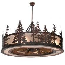 Meyda Yellow 108302 - 44"W Tall Pines Chandel-Air