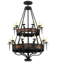 Meyda Yellow 110205 - 48"W Costello 20 LT Two Tier Chandelier