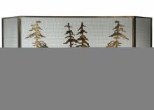 Meyda Yellow 113067 - 96" Wide X 40" High Tall Pines Fireplace Screen