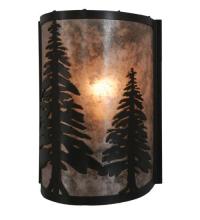 Meyda Yellow 114681 - 8" Wide Tall Pines Wall Sconce