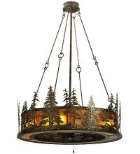 Meyda Yellow 115859 - 44"W Tall Pines Chandel-Air