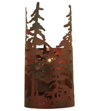 Meyda Yellow 117371 - 5.5" Wide Tall Pines Wall Sconce