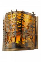 Meyda Yellow 149253 - 14" Wide Tall Pines Wall Sconce