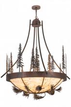 Meyda Yellow 152868 - 50"W Tall Pines Inverted Pendant