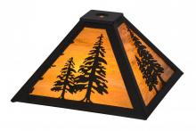 Meyda Yellow 153126 - 11.5" Square Tall Pines Shade