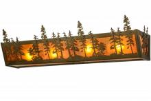 Meyda Yellow 153968 - 30"W Tall Pines Vanity Light