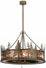 Meyda Yellow 160575 - 44" Wide Tall Pines Chandel-Air