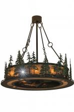 Meyda Yellow 162413 - 48"W Tall Pines Chandel-Air