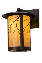 Meyda Yellow 169210 - 10"W Fulton Branches Solid Mount Wall Sconce