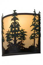 Meyda Yellow 173383 - 12"W Tall Pines Wall Sconce