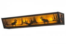 Meyda Yellow 176495 - 36" Wide Moose at Lake Vanity