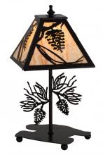 Meyda Yellow 180439 - 15"H Whispering Pines Accent Lamp