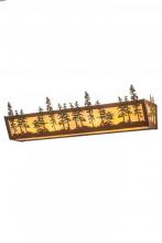 Meyda Yellow 185635 - 30"W Tall Pines Vanity Light