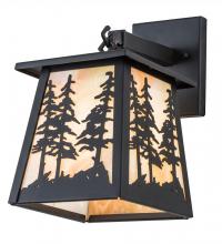 Meyda Yellow 193853 - 7" Wide Tall Pines Hanging Wall Sconce