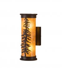 Meyda Yellow 197883 - 5" Wide Tall Pines Wall Sconce