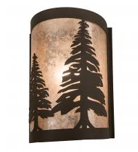 Meyda Yellow 200797 - 8" Wide Tall Pines Right Wall Sconce