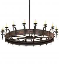 Meyda Yellow 211291 - 72" Wide Costello 18 Light Chandelier