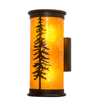 Meyda Yellow 213430 - 6" Wide Tall Pines Wall Sconce