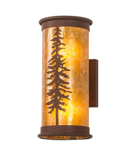 Meyda Yellow 215764 - 6" Wide Tall Pines Wall Sconce