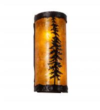 Meyda Yellow 217915 - 5" Wide Tall Pines Wall Sconce