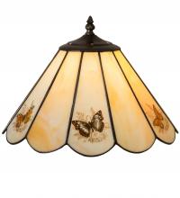 Meyda Yellow 218817 - 13" Wide Butterfly Shade