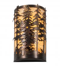 Meyda Yellow 219377 - 12" Wide Tall Pines Wall Sconce