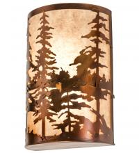 Meyda Yellow 224711 - 12" Wide Tall Pines Wall Sconce