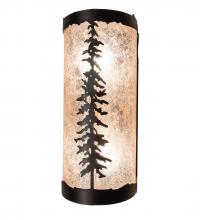 Meyda Yellow 231470 - 5" Wide Tall Pines Wall Sconce