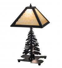 Meyda Yellow 233592 - 22" High Tall Pines Table Lamp