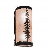 Meyda Yellow 236746 - 5" Wide Tall Pines Wall Sconce