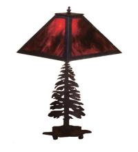 Meyda Yellow 26724 - 21"H Tall Pines Table Lamp