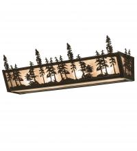 Meyda Yellow 31360 - 30" Wide Tall Pines Vanity Light