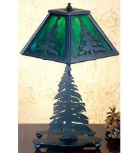 Meyda Yellow 31402 - 14"H Tall Pines Accent Lamp