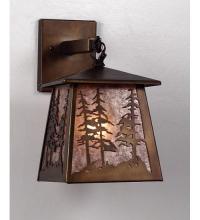 Meyda Yellow 82114 - 7"W Tall Pines Hanging Wall Sconce