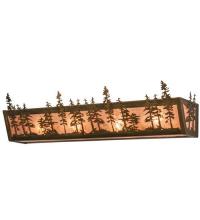 Meyda Yellow 82132 - 30"W Tall Pines Vanity Light