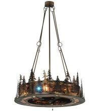 Meyda Tiffany 130184 - 48"W Tall Pines Chandel-Air