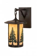 Meyda Tiffany 186808 - 10" Wide Fulton Tall Pines Hanging Wall Sconce