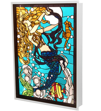 Meyda Tiffany 212842 - 22" Wide X 29" High Mermaid of the Sea LED Backlit Window