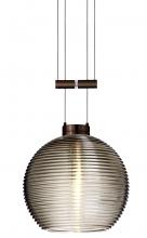 Besa Lighting 1XA-461502-BR - Besa Pendant Kristall 6 Bronze Smoke 1x35W Halogen