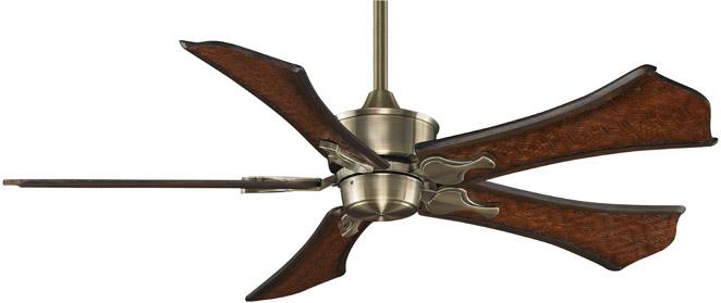 Tropical Antique Brass Ceiling Fan