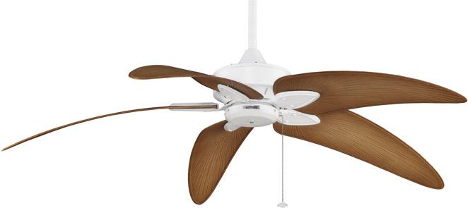 Matte White Ceiling Fan