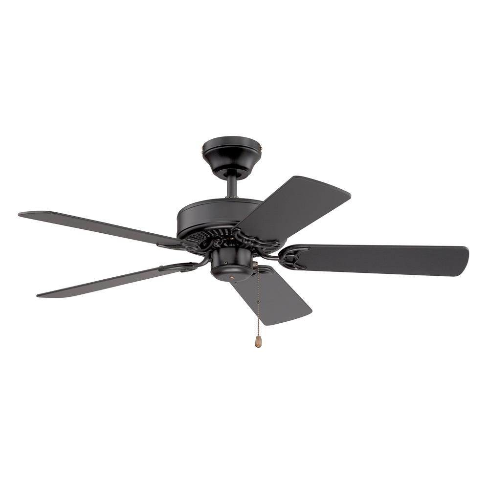 Builder's Choice 42 in. Black Ceiling Fan